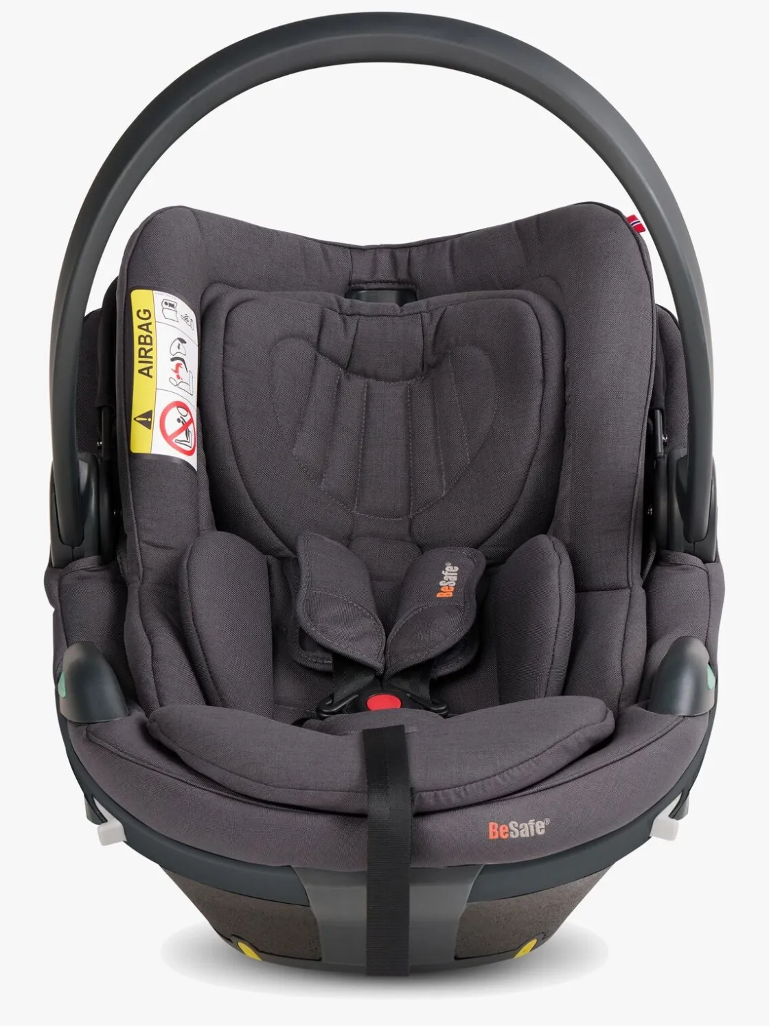 Autostole 0-13 Kg|BeSafe Go Beyond 2 Autostol Baby, Dark Grey Mélange