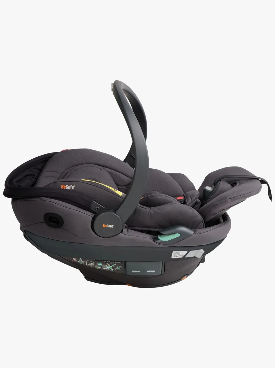 Autostole 0-13 Kg|BeSafe Go Beyond 2 Autostol Baby, Dark Grey Mélange