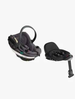 Autostole 0-13 Kg|BeSafe Go Beyond Autostol Baby inkl. Base, Dark Grey Mélange