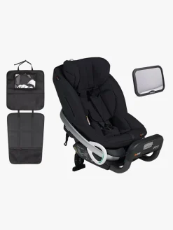 BeSafe Autostole 9-36 Kg-Stretch Autostol inkl. Beemoo Sædebeskytter & Bilspejl, Fresh Black Cab