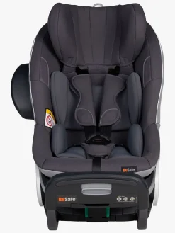 Autostole 9-36 Kg|BeSafe Stretch Autostol, Metallic Mélange Grå