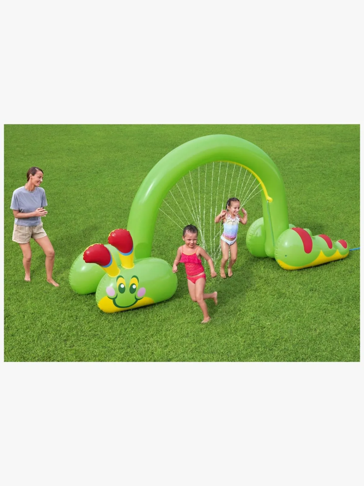 Vandleg|Bestway Jumbo Larve Vandspreder Grøn