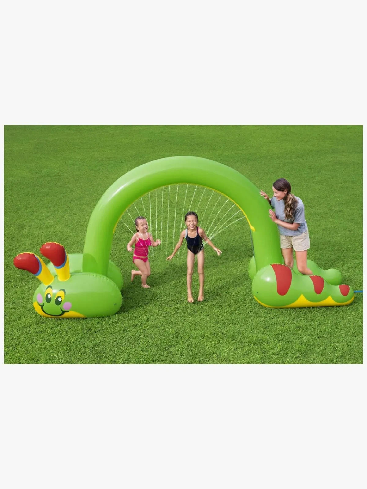 Vandleg|Bestway Jumbo Larve Vandspreder Grøn