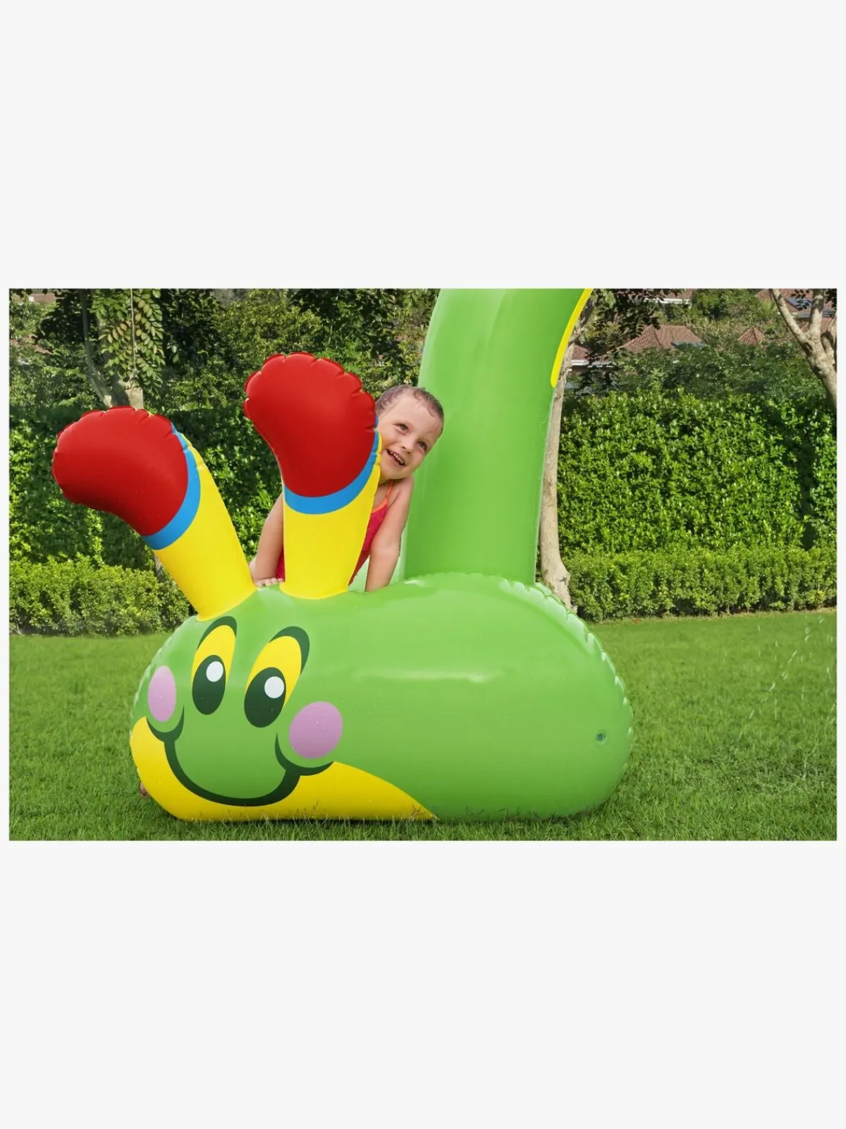 Vandleg|Bestway Jumbo Larve Vandspreder Grøn