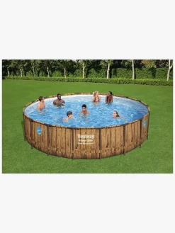 Vandleg|Bestway Power Steel Swim Vista Series Pool 549x122 cm, Brun