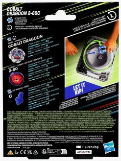 Legetøjsfigurer|Beyblade X Cobalt Dragoon 2-60C Launcher Sæt