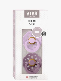 BIBS Sutter & Suttesnore-Boheme Sut 2-Pak Latex Str. 2 Rund, Violet Sky/Mauve
