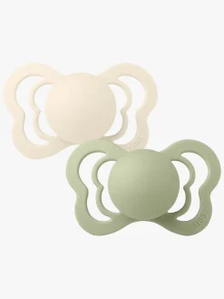 BIBS Sutter & Suttesnore-Couture Sut 2-pak Latex Str 1, Ivory/Sage