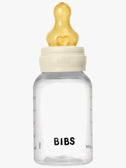 BIBS Spisetid-Grow and Flow Sutteflaske Sæt Latex 150/270 ml, Ivory