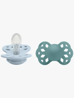 Sutter & Suttesnore|BIBS Infinity Sut 2-pak Str. 1 Symmetrical, Baby Blue/Island Sea Blå