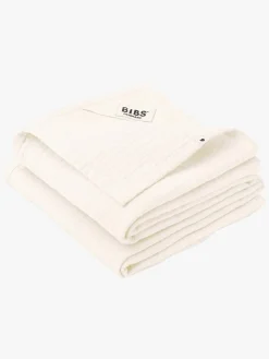 Stofbleer, Nusseklude & Babytæpper|BIBS Stofble Muslin 2-pak, Ivory Hvid