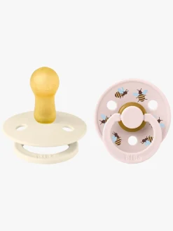 BIBS Sutter & Suttesnore-Studio Colour Bumblebee Sut 2-pak Latex Str. 2, Ivory