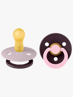 Sutter & Suttesnore|BIBS Studio Colour Fusion Sut 2-pak Str. 2, Dusky Lilac Plum mix Lilla/Lyserød