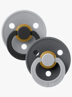 Sutter & Suttesnore|BIBS Studio Colour Fusion Sut 2-pak Str. 1, Cloud Iron mix Grå