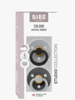 Sutter & Suttesnore|BIBS Studio Colour Fusion Sut 2-pak Str. 1, Cloud Iron mix Grå