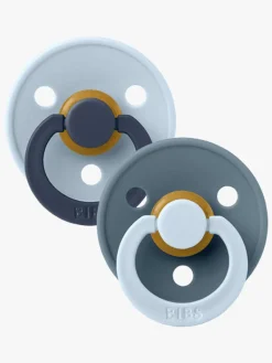 Sutter & Suttesnore|BIBS Studio Colour Fusion Sut 2-pak Str. 1, Baby Blue Petrol mix Blå