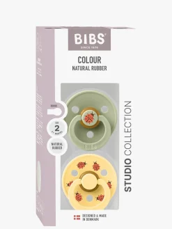 BIBS Sutter & Suttesnore-Studio Colour Ladybug Sut 2-pak Latex Str. 2, Sage