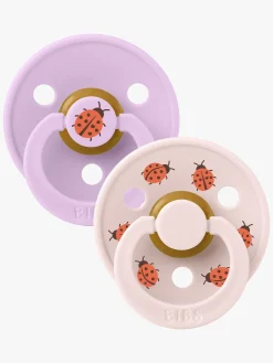 BIBS Sutter & Suttesnore-Studio Colour Ladybug Sut 2-pak Latex Str. 1, Violet Sky