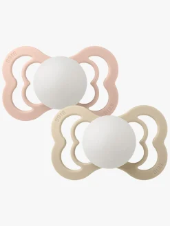 BIBS Sutter & Suttesnore-Supreme Sut 2-pak Latex Str. 2, Blush Glow/Vanilla Glow