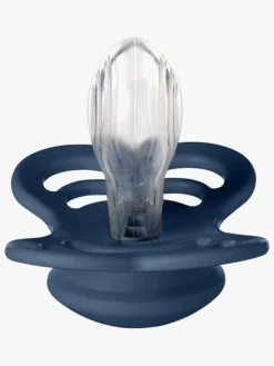 Sutter & Suttesnore|BIBS Supreme Sut 2-pak Silikone Str. 1, Cloud/Steel Blue Grå/Blå