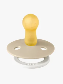 Sutter & Suttesnore|BIBS Sut Colour 2-pak Latex Størrelse 2, Blush Glow/Vanilla Glow Lyserød/Hvid