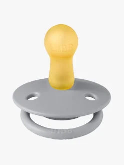 Sutter & Suttesnore|BIBS Sut De Lux 2-pak Silicone, Cloud/Steel Blue Grå/Blå