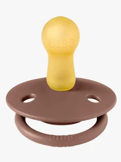 BIBS Sutter & Suttesnore-Sut De Lux 2-pak Silicone, Woodchuck/Blush