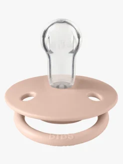 BIBS Sutter & Suttesnore-Sut De Lux 2-pak Silicone, Woodchuck/Blush
