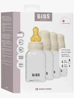 Spisetid|BIBS Sutteflaske Latex 4-pak 150 ml, Ivory