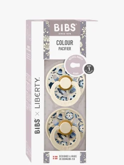 BIBS Sutter & Suttesnore-x Liberty Colour Bobo Sut 1-pak Latex Str. 2, Ivory Mix