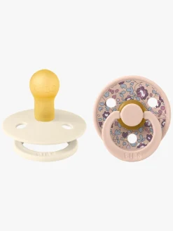 BIBS Sutter & Suttesnore-x Liberty Colour Sut 2-Pak Latex Str. 1 Rund, Eloise/Blush Mix