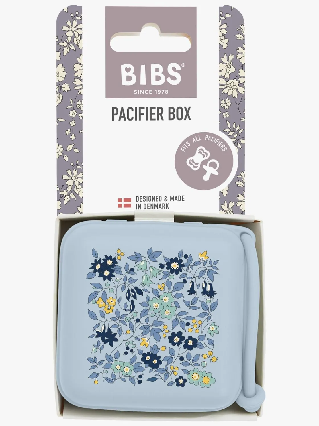 Sutter & Suttesnore|BIBS x Liberty Sutteboks, Chamomile Lawn/Baby Blue Blå