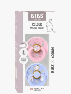 BIBS Sutter & Suttesnore-x Moomin Colour Dreaming Sut 2-pak Latex Str. 2, Baby Pink