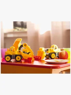 Udelegetøj|BIG Power-Worker Mini Gravemaskine Sort/Gul