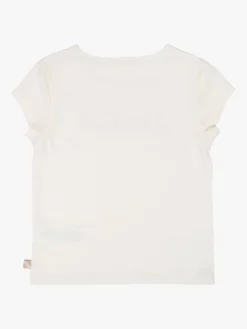 Overdele|BillieBlush T-Shirt, Ivory Hvid