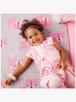 Interiør|BizziGrowin Bizzi Growin Strikket Tæppe Aio Baby, Lyra Leopard Rød