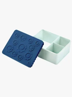 Spisetid|Blafre Madkasse 3 Rum Blomst, Blå