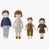 Dukker & Bamser|Bloomingville MINI Dukker Familien Webster 4 Stk.