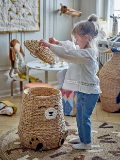 Opbevaring|Bloomingville Timone Opbevaringskurv med Låg, Natur