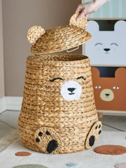 Opbevaring|Bloomingville Timone Opbevaringskurv med Låg, Natur