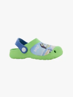 Hjemmesko|Bluey Clogs, Mint Green/Dark Blue