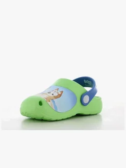 Hjemmesko|Bluey Clogs, Mint Green/Dark Blue
