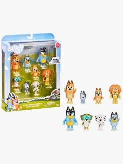 Legetøjsfigurer|Bluey Figursæt Familie & Venner 8-pak