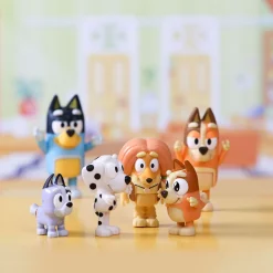 Legetøjsfigurer|Bluey Figursæt Familie & Venner 8-pak