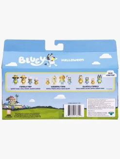 Legetøjsfigurer|Bluey Figursæt Halloween 4-pak Flerfarvet