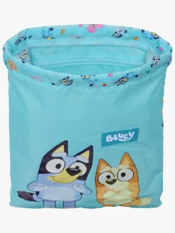 Børn Bluey Tasker-Gymnastikpose, Lyseblå