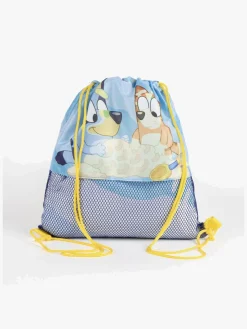 Uv & Strand|Bluey Håndklæde Gymnastikpose & Kasket Sæt, Lyseblå