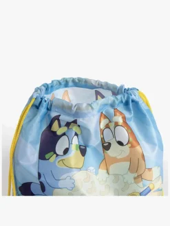 Uv & Strand|Bluey Håndklæde Gymnastikpose & Kasket Sæt, Lyseblå