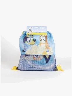 Uv & Strand|Bluey Håndklæde Gymnastikpose & Kasket Sæt, Lyseblå