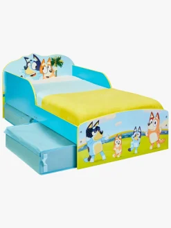Børnesenge & Tilbehør|Bluey Juniorseng med Opbevaring 70x140, Blå